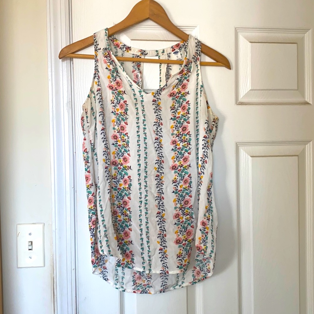 Old Navy floral blouse, XS